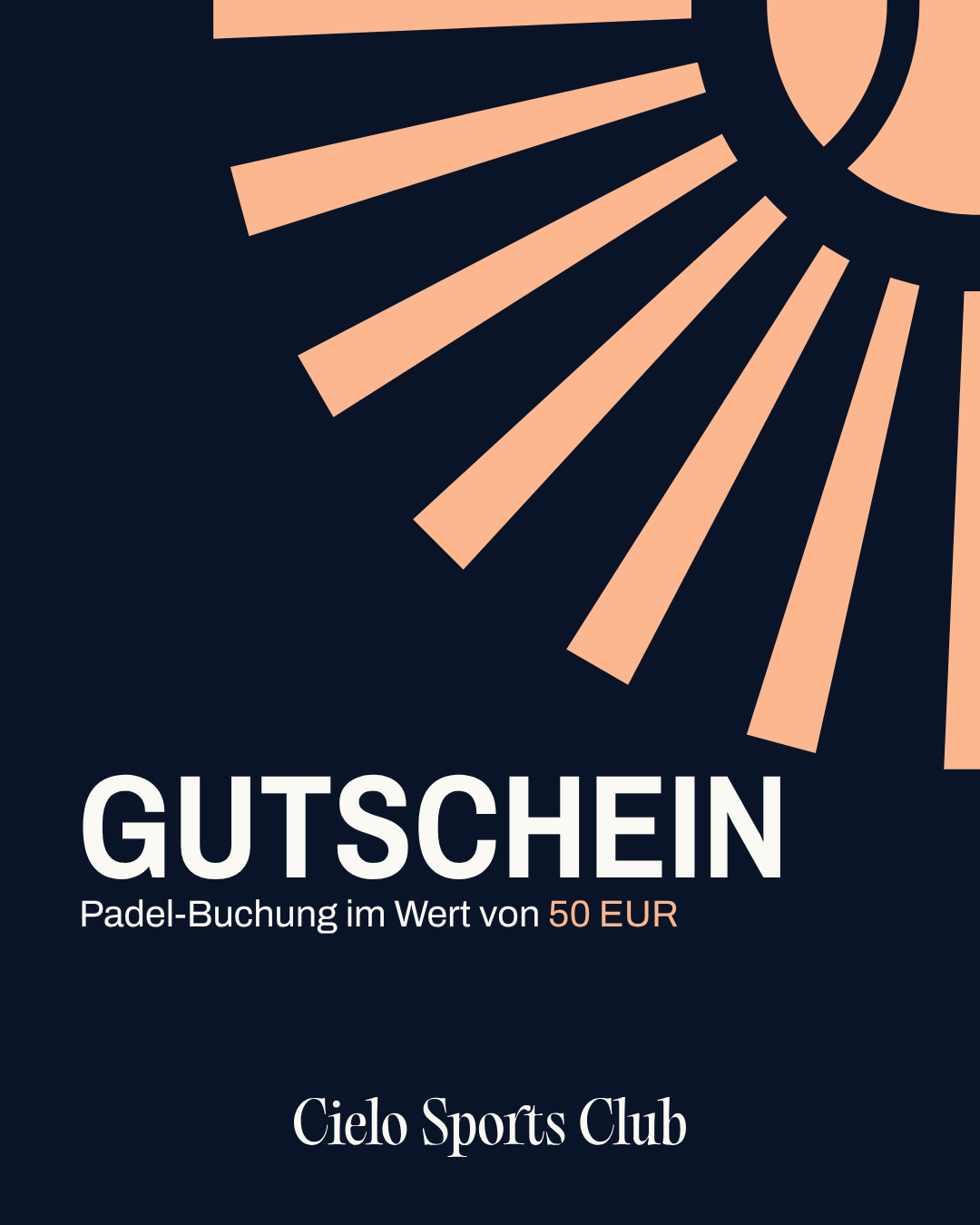 Cielo Padel-Gutschein "Playtomic"